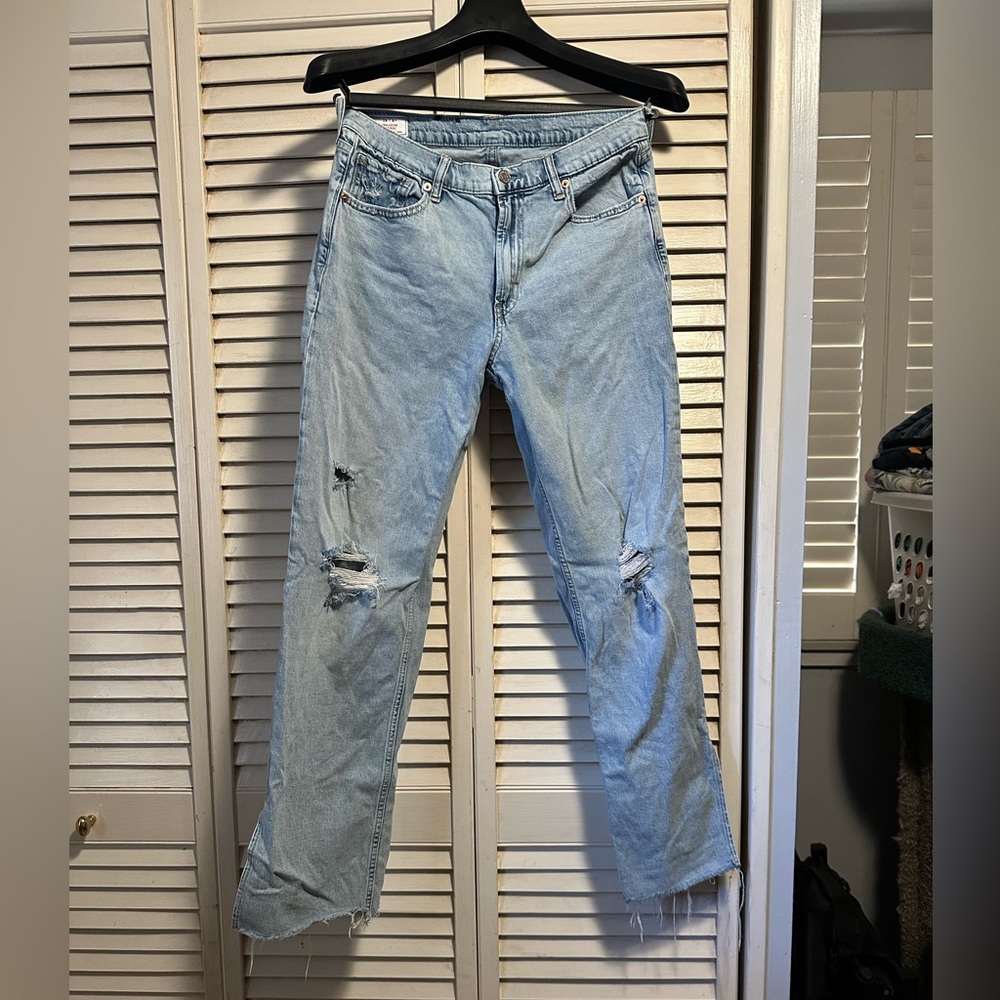 Distressed GAP jeans